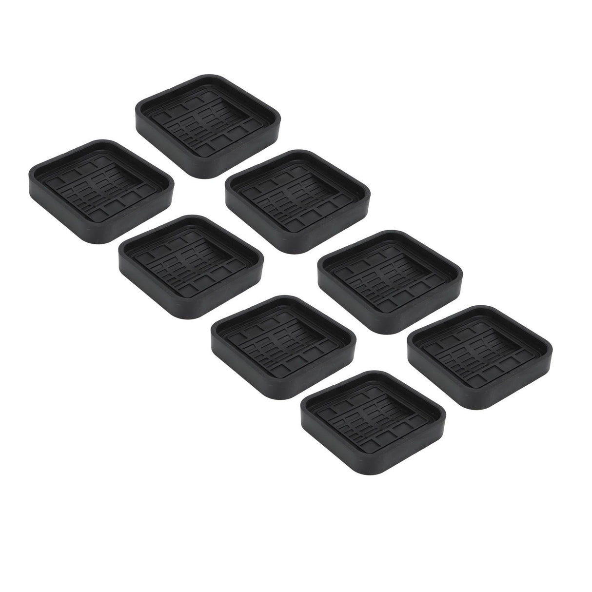 8pcs Wheel Stoppers Rubber Universal Scratch Proof Bed Sofa Caster Cups for Furniture