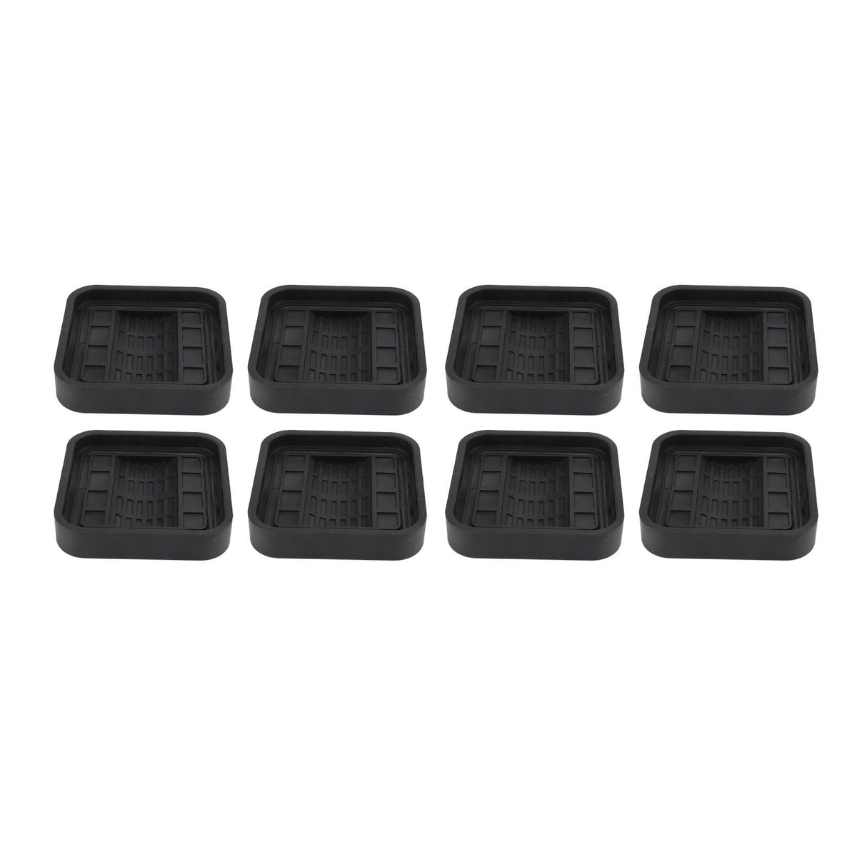 8pcs Wheel Stoppers Rubber Universal Scratch Proof Bed Sofa Caster Cups for Furniture