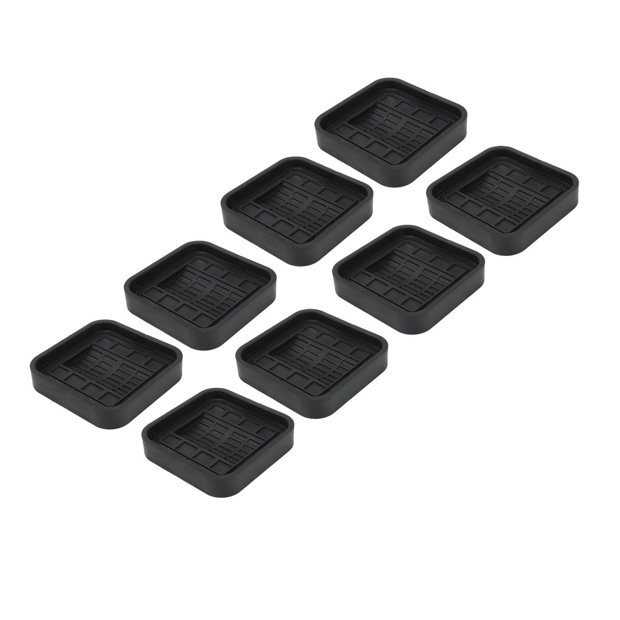 8pcs Wheel Stoppers Rubber Universal Scratch Proof Bed Sofa Caster Cups for Furniture