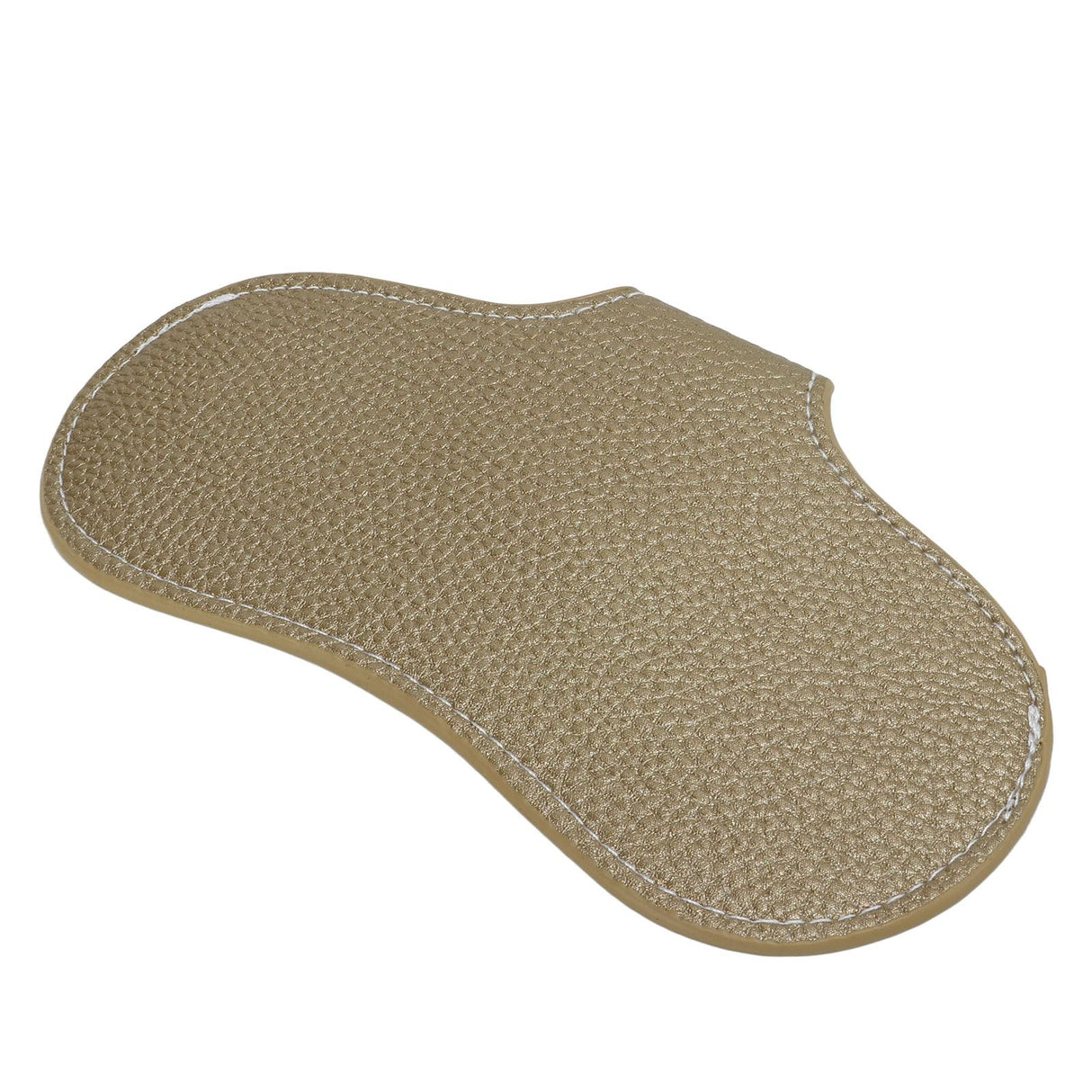 Leather Sunglasses Case Portable PU Leather Eyeglass Case Leather Wear Resistant Simple Eyeglass Case for Sunglasses Yellow