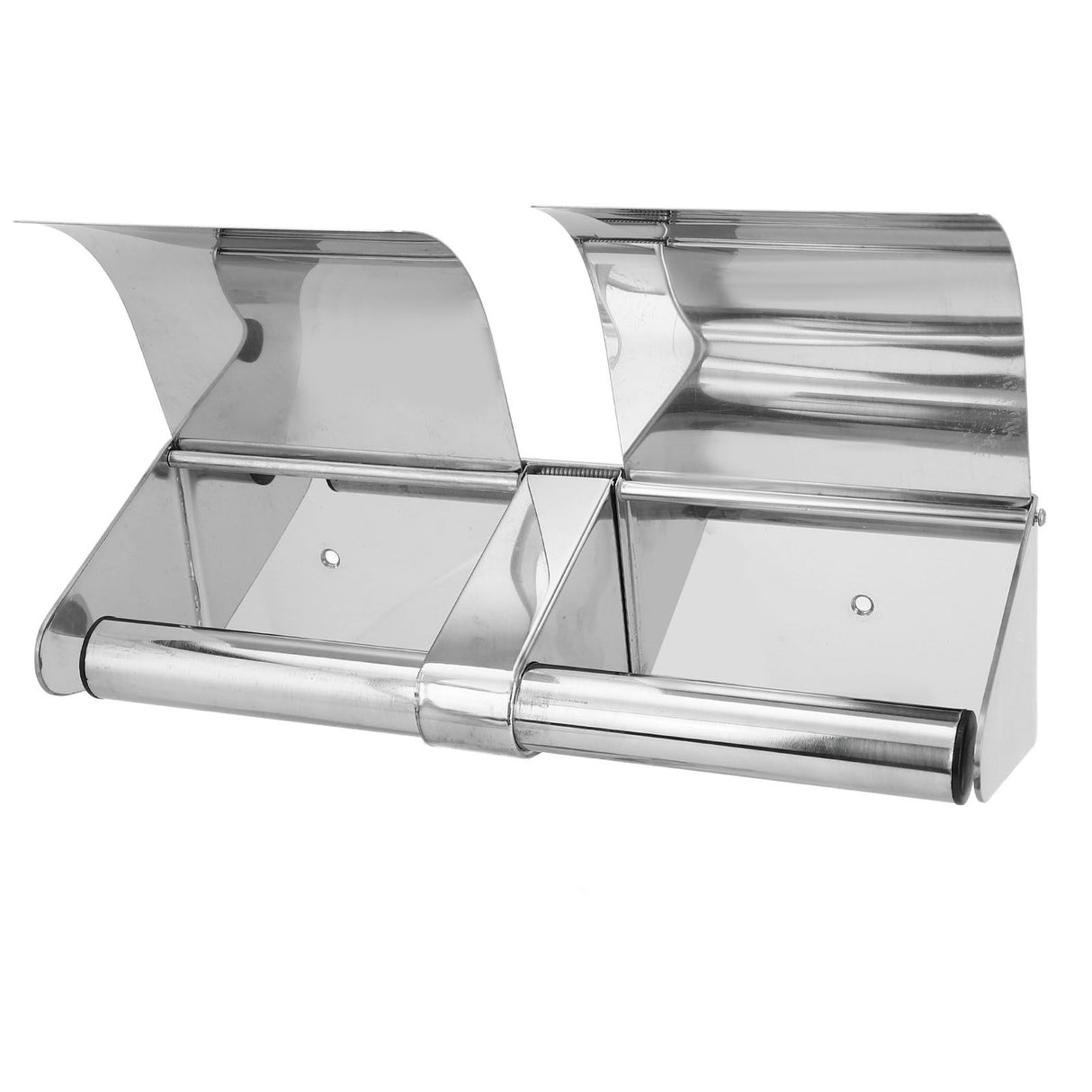 Toilet Paper Holder 304 Stainless Steel Wall Mounted With Lock and Cover Waterproof Bathroom Roll Tissue Holder