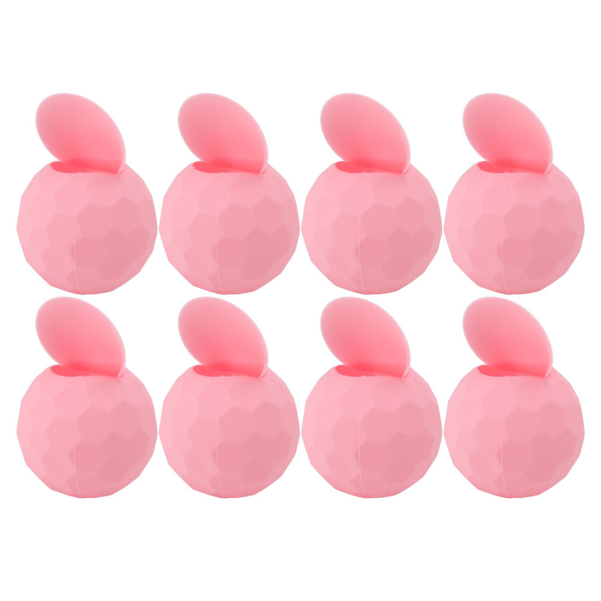 10 Pcs Reusable Water Balloons Silicone Water Balloons Self Sealing Quick Fill Summer Pool Beach Party Game Toy Pink