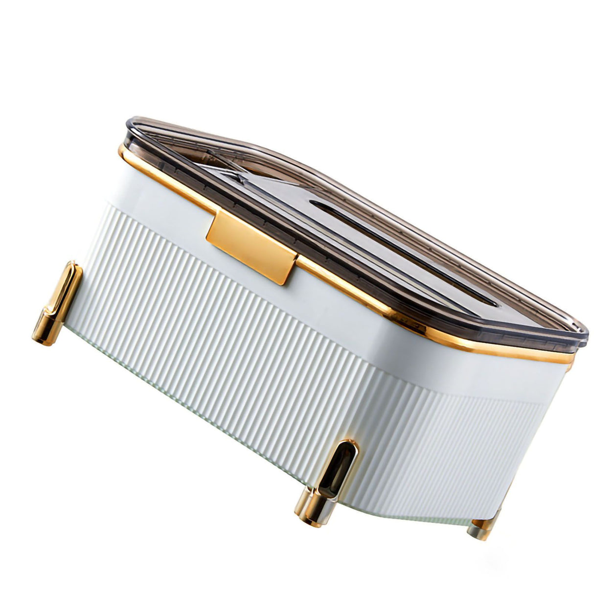 Multifunctional Tissue Box Household Desktop Storage Box Tissue Holder Box for Living Room Office White