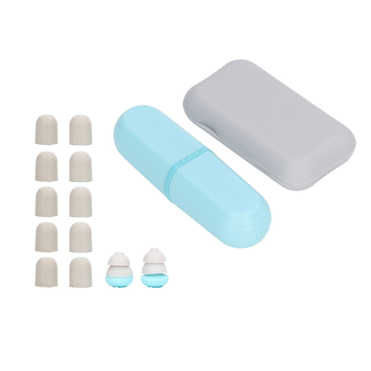Super Sound Isolation Earplugs Noise Reduction Ear Plugs Noise Reducing Sleep Earplugs for Student Dormitory Study Blue
