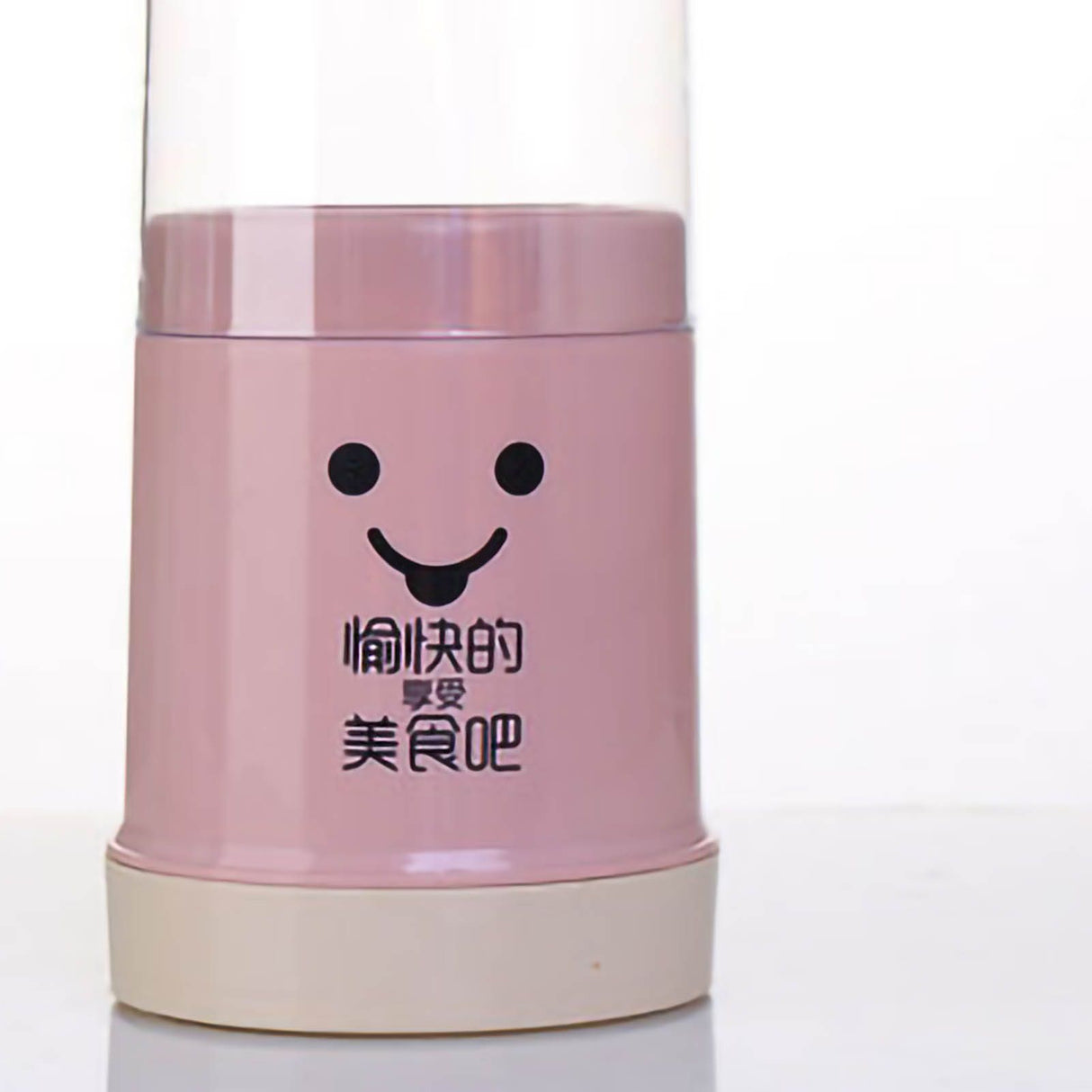 Cute Chopstick Holder Storage with Dustproof Lid Eco Friendly Plastic Utensil Holder With Removable Base for Kitchen Pink