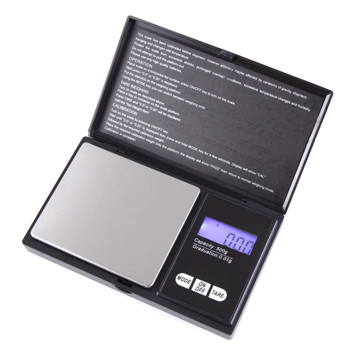 High Accuracy Balance Jewelry Weight Electronic Scales Food Steelyard with LCD Screen Display 200g/0.01g