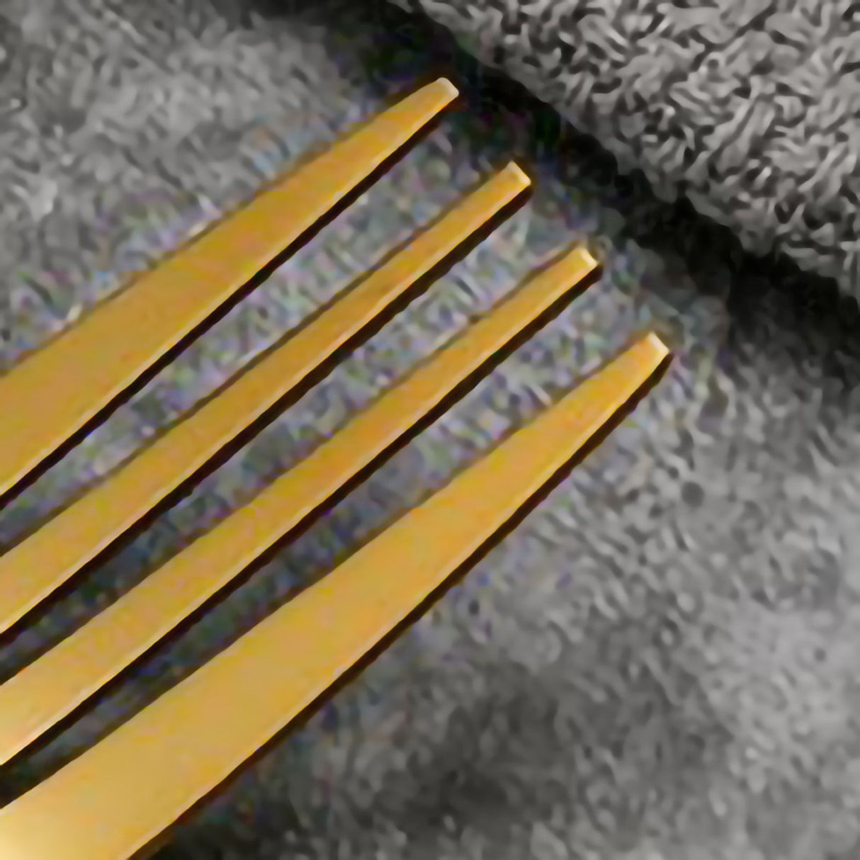 Flatware Set Portable Stainless Steel Steak Knife Fork Spoon Tableware Thickened Tableware Set Golden Fork