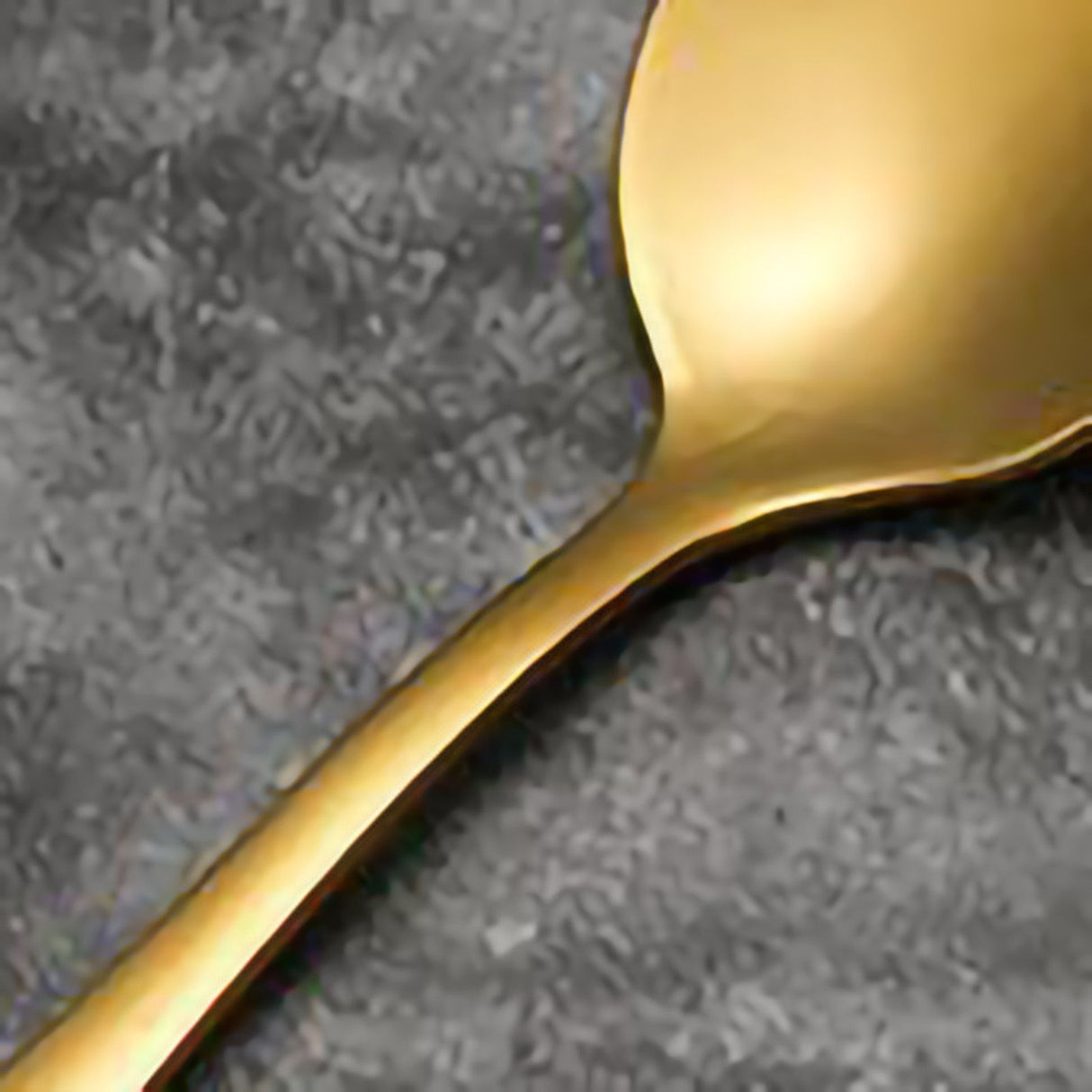 Flatware Set Portable Stainless Steel Steak Knife Fork Spoon Tableware Thickened Tableware Set Golden Small Spoon