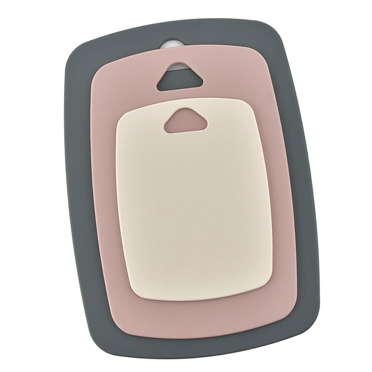 3pcs Cutting Board Set Safe PP Easy Grip Handles Multifunction Kitchen Chopping Board for Home Type 1 Square