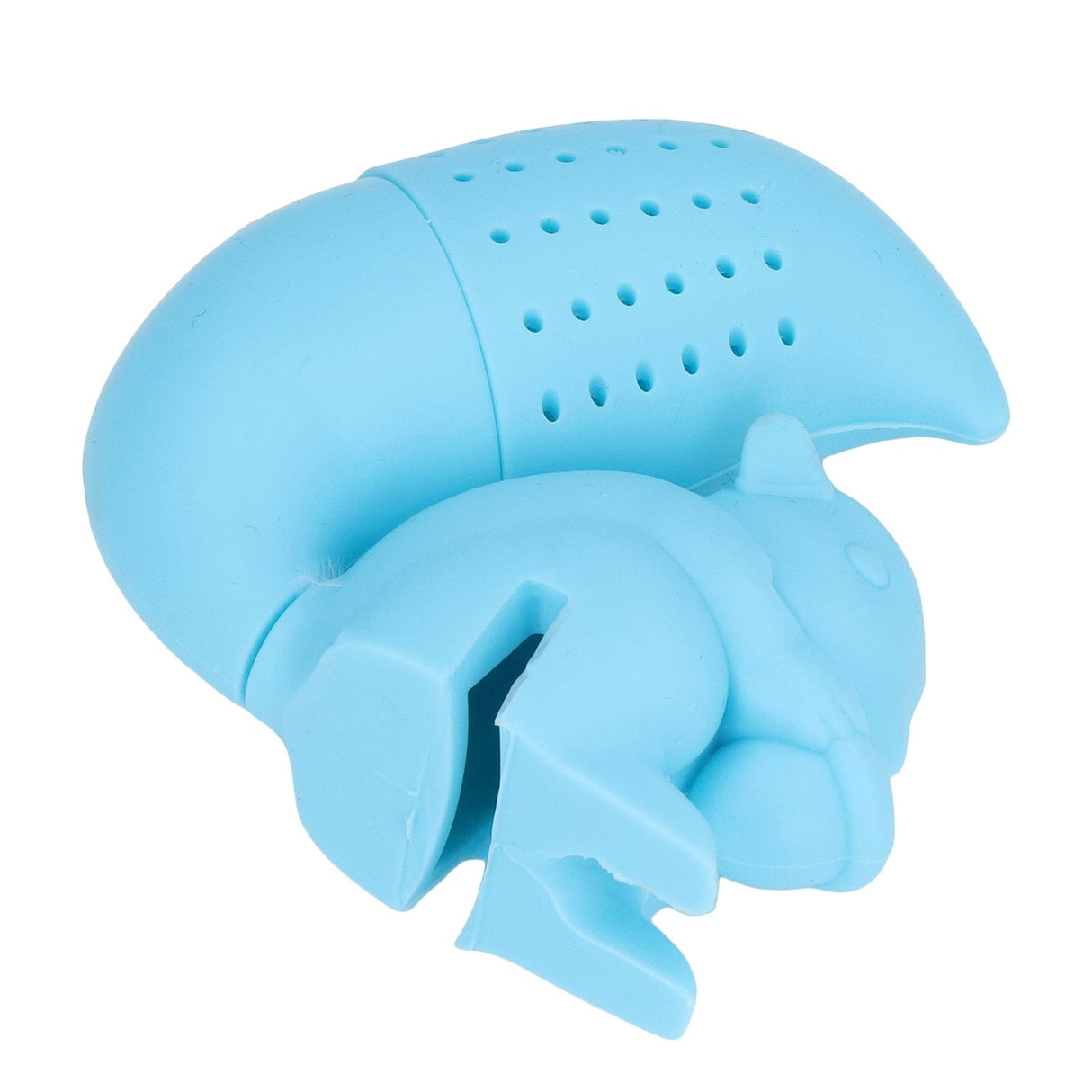 Food Grade Silicone Squirrel Shape Tea Strainer Cute Squirrel Shaped Tea Infuser Filter Blue