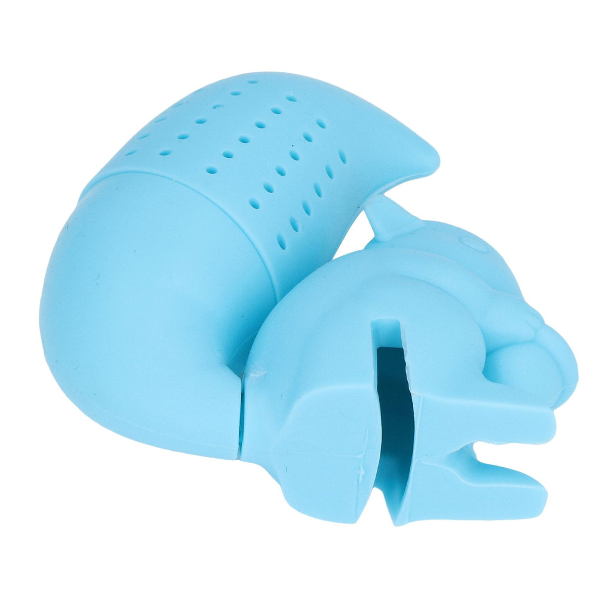 Food Grade Silicone Squirrel Shape Tea Strainer Cute Squirrel Shaped Tea Infuser Filter Blue