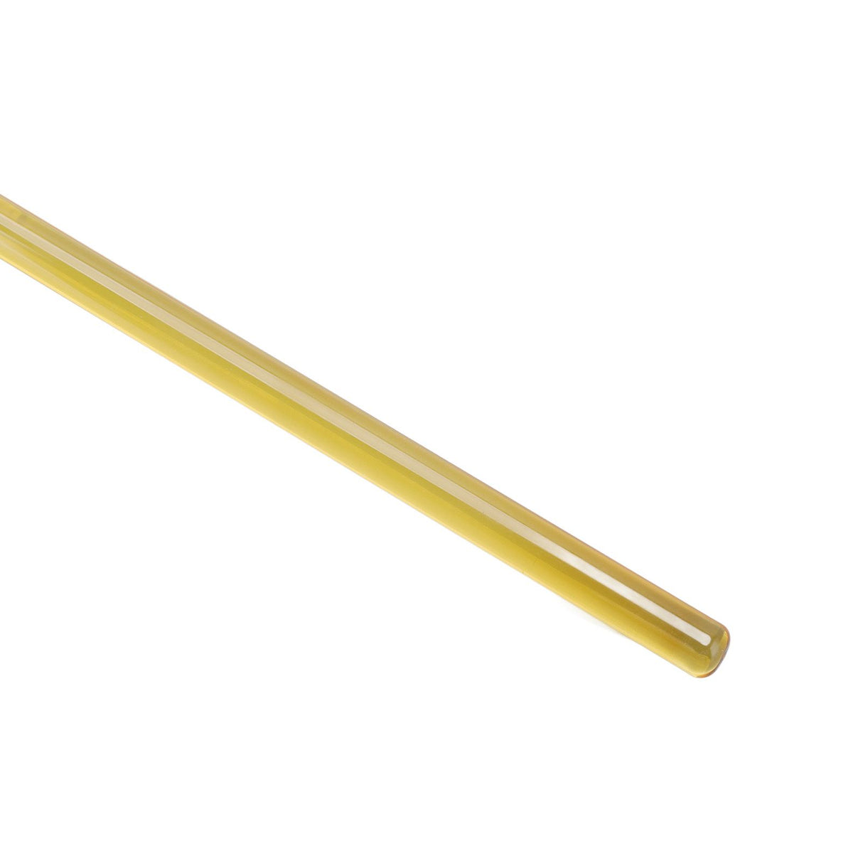 Glass Stirring Spoon High Temperature Resistance Simple 100ML Mixing Spoon Coffee Tea Spoon for Restaurants Home Yellow