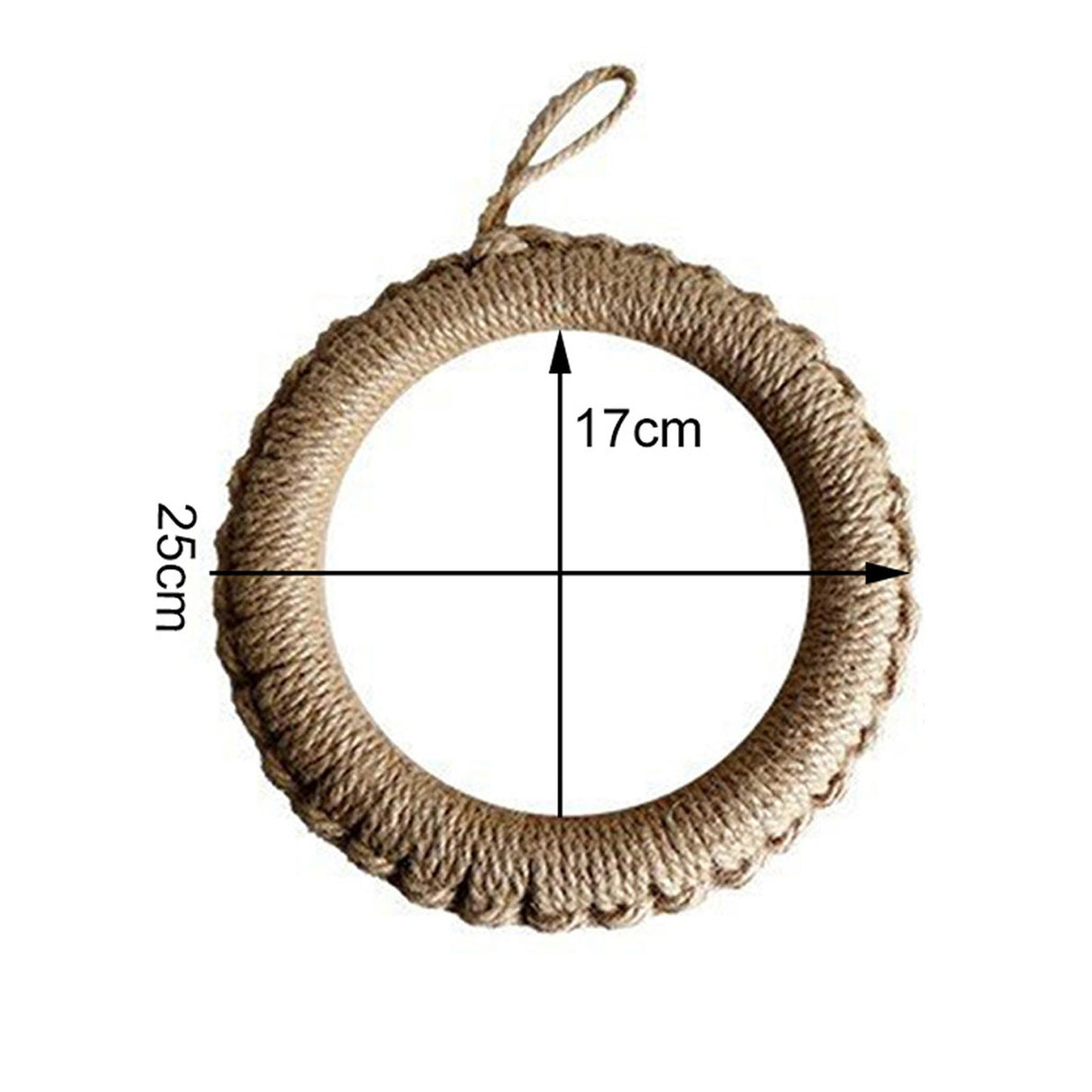 Insulated Coaster Ring Heat Resistance Linen Weaving Insulation Pad for Hot Pot Cup L