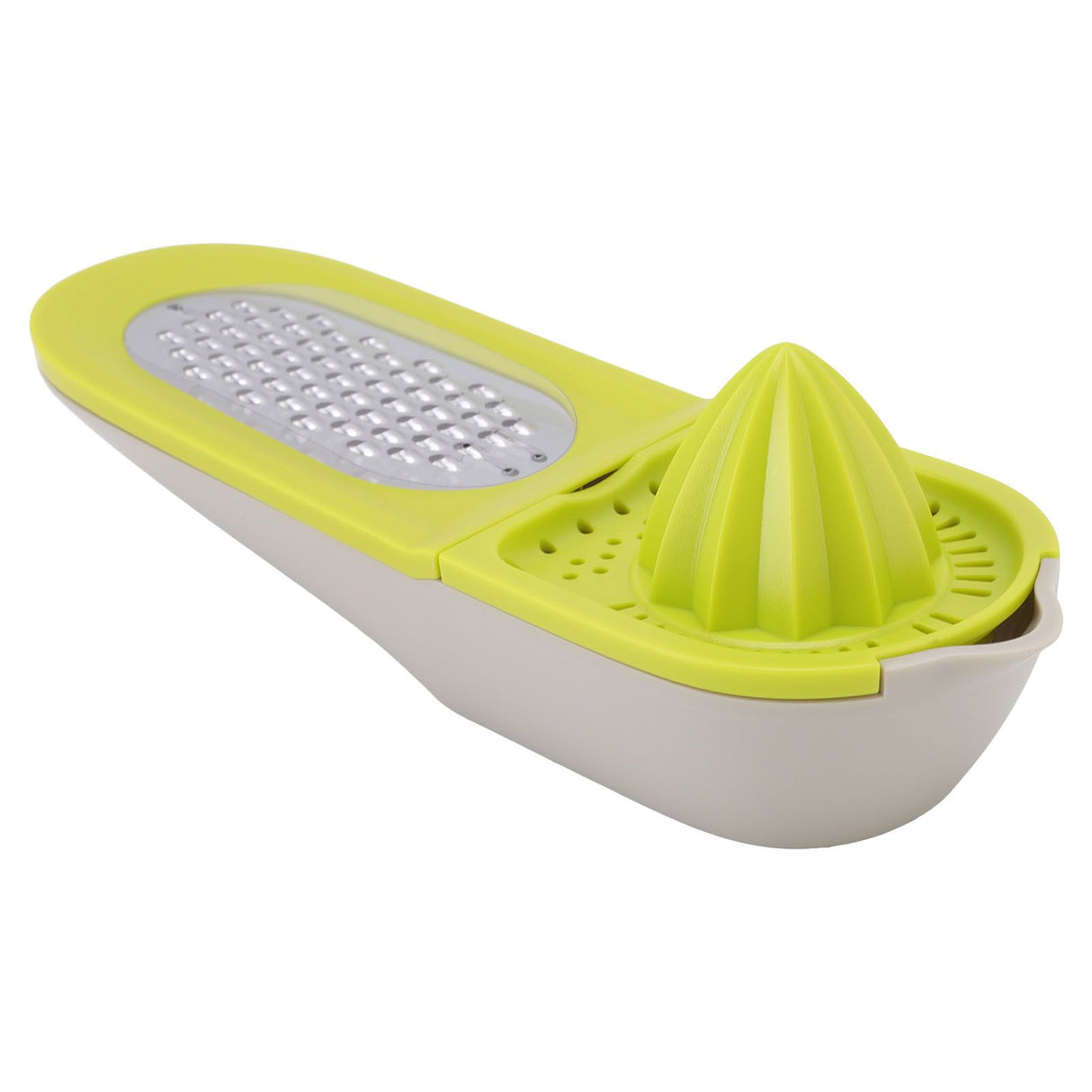 Vegetable Chopper Olive Green Multifunctional Grater Juicer Container 3 in 1 Vegetable Cutter Kitchen Tool