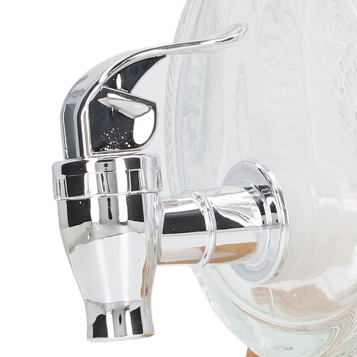 Beverage Barrel Thickened Glass Sealed Medlar Ginseng Wine Brewing Jar Dispenser with Faucet for Home
