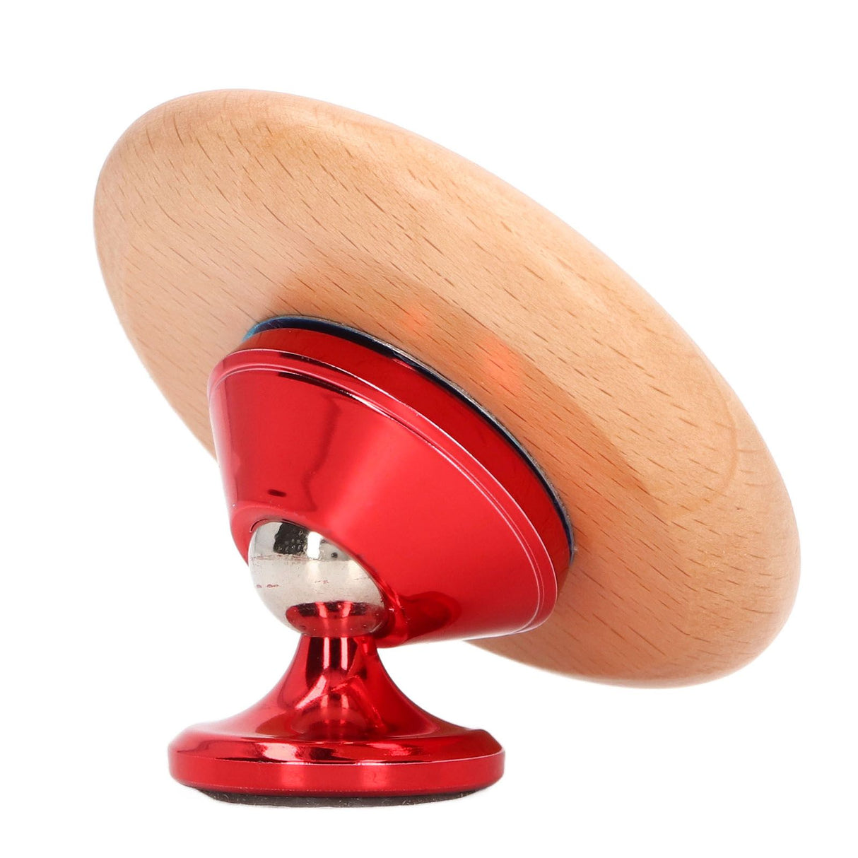 Coffee Reflective Mirror Multidirectional Rotation Adjustable Magnetism Observative Mirror for Kitchen Red