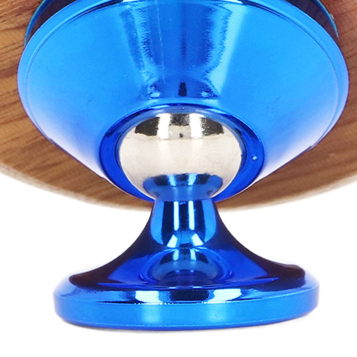 Coffee Flow Rate Observation Reflective Mirror Walnut 360 Degree Rotatable Visual Extraction Coffee Shot Mirror Blue