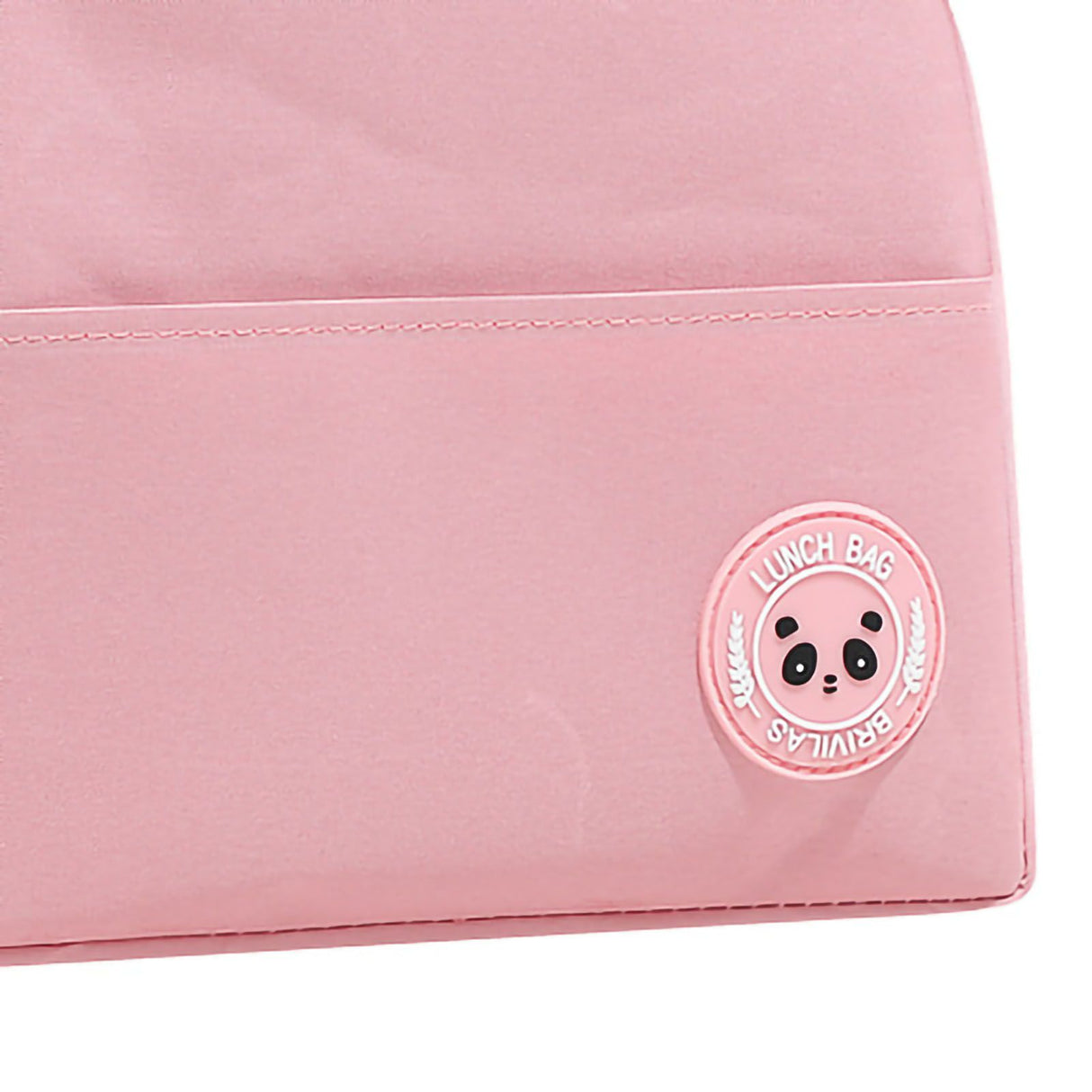 Lunch Bag High Capacity Reusable Tote Heat Preservation Dinner Insulation Hangbag Pink