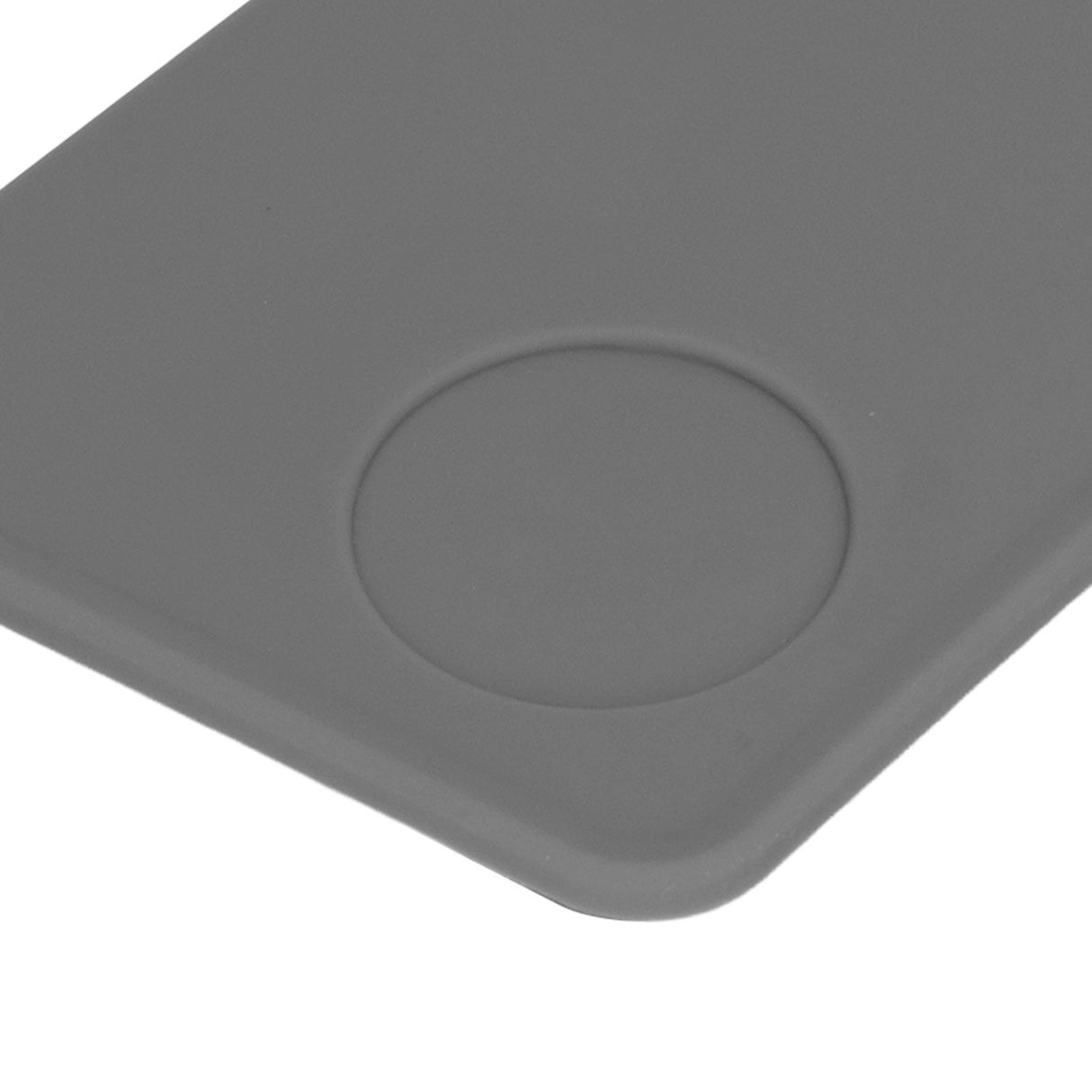 Coffee Tamper Mat with Tamper Slot Silicone Tamping Mat Coffee Pad Tamp Station Tool Grey