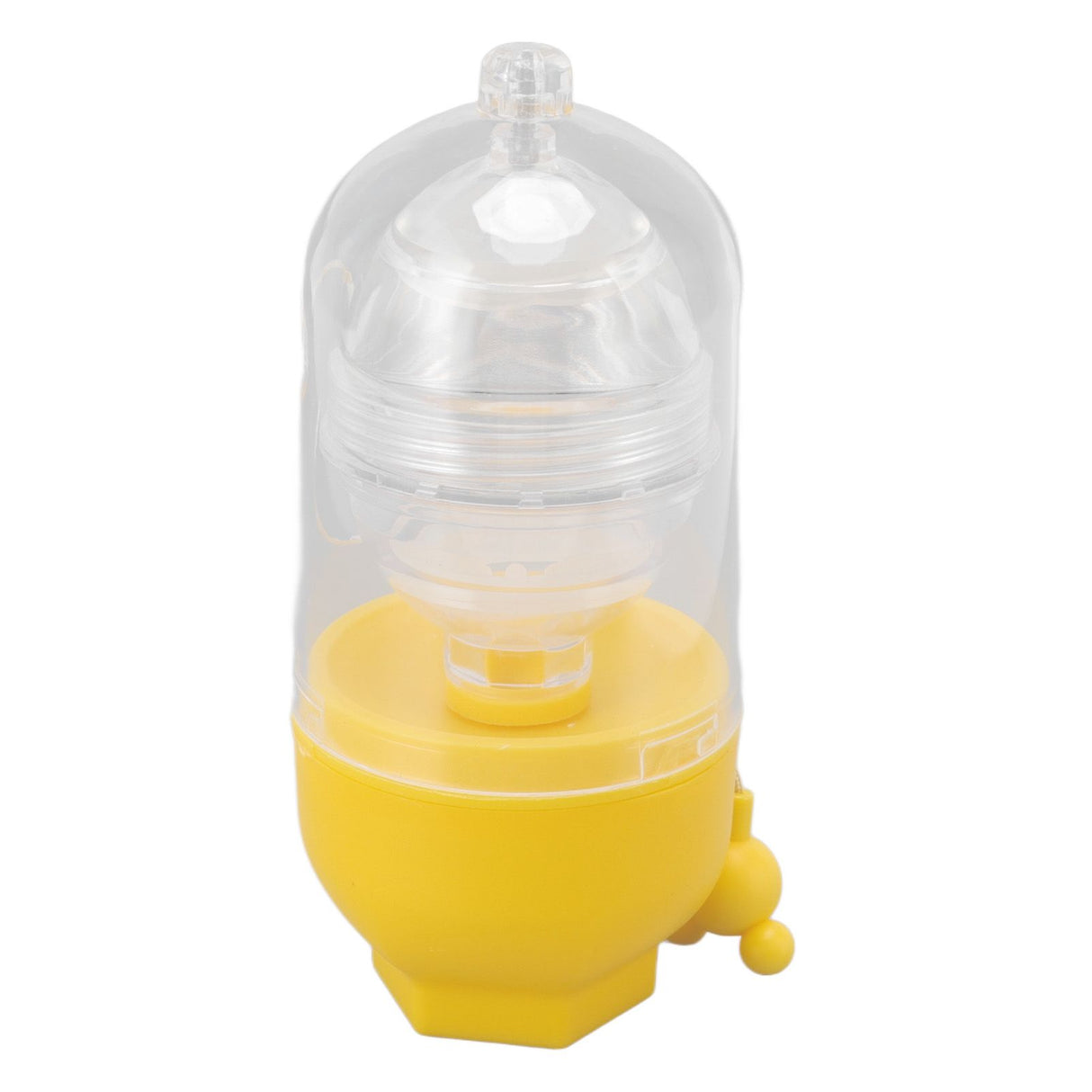 Egg Scrambler Convenient Hand Powered Golden Egg Maker for Mixing Egg Home Kitchen Yellow