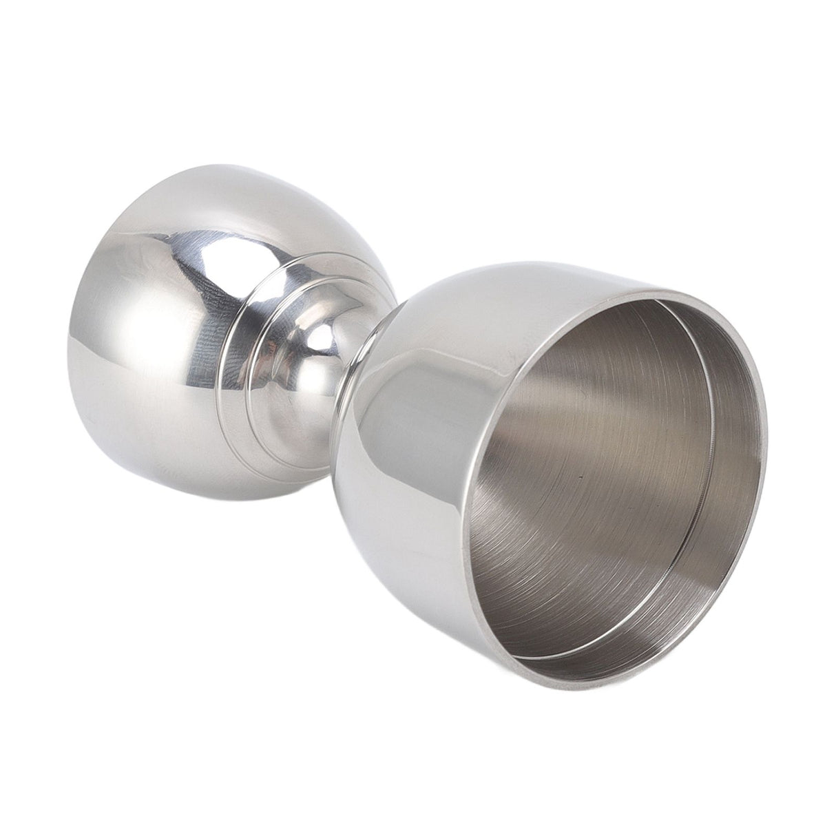 Cocktail Jigger 30/60ml Stainless Steel Durable High Accuracy Wide Opening Shot Measure Jigger for Cocktail Liquor 30/60ml Classic Silver