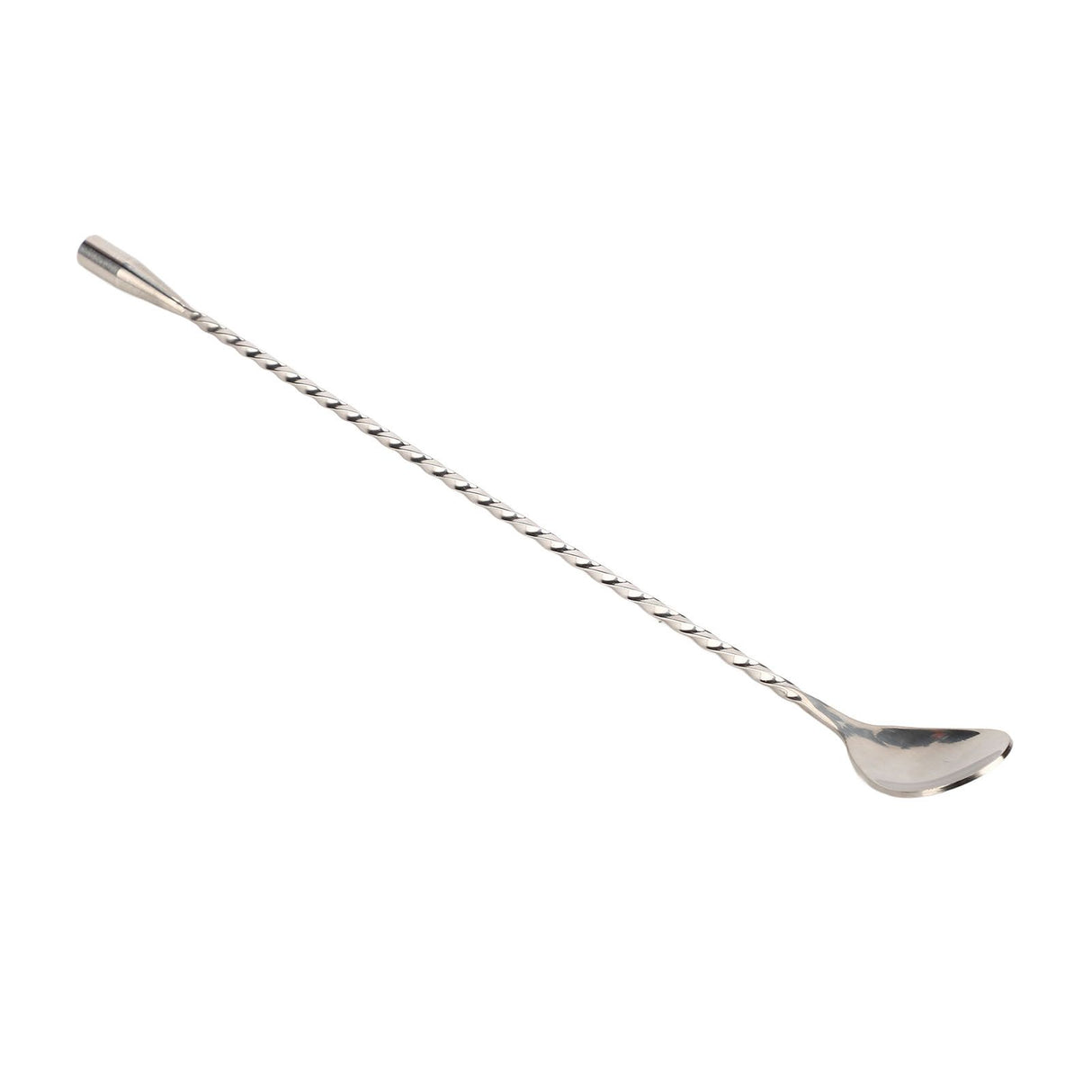 Cocktail Drink Swizzle Stick Fine Thread Stainless Steel Drink Stirrers with Long Handle for Home Bar Restaurant