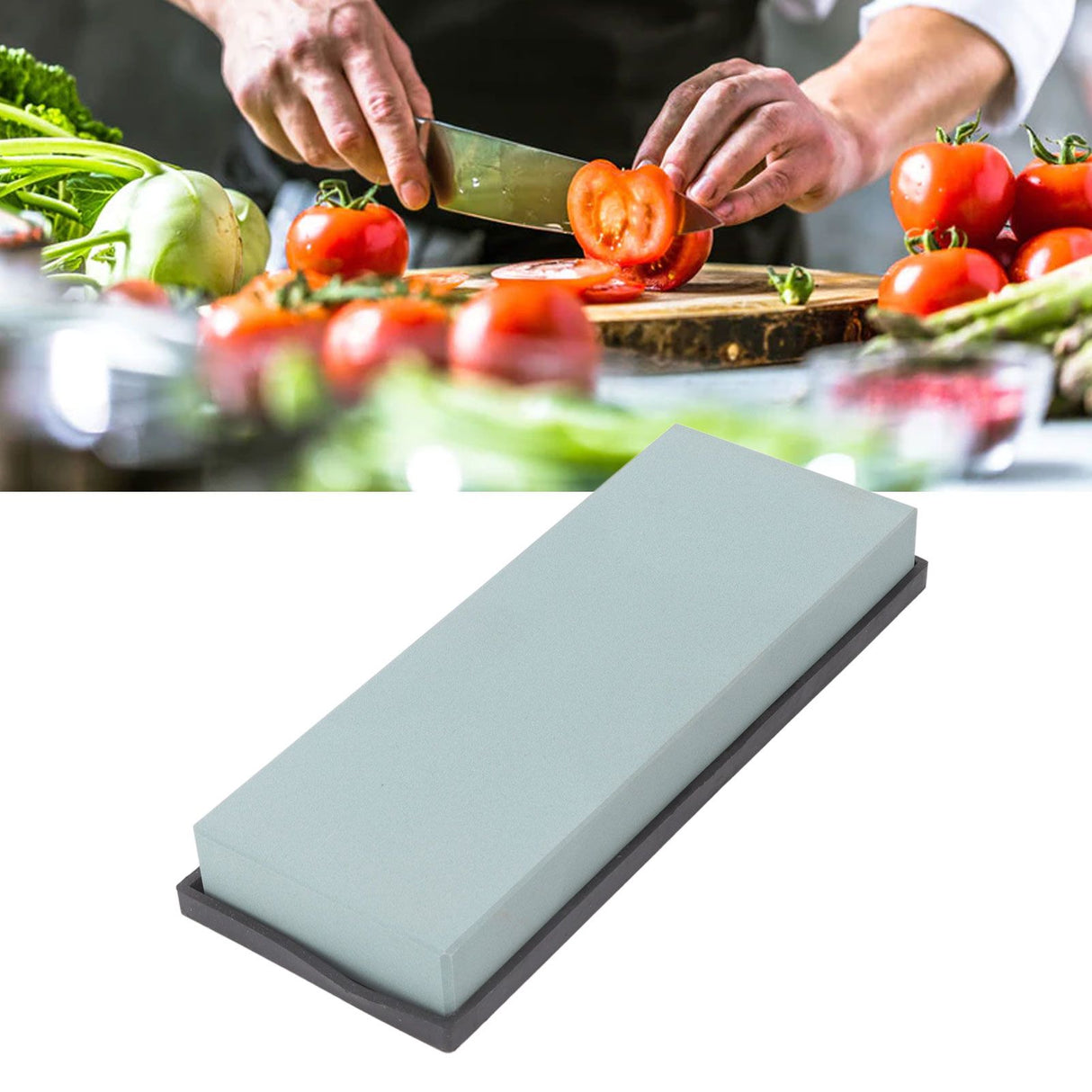 Professional Whetstone Set High Hardness Lasting Sharpness Washable Knife Sharpening Stone Kit for Chef's Knives Scissor 320 Mesh