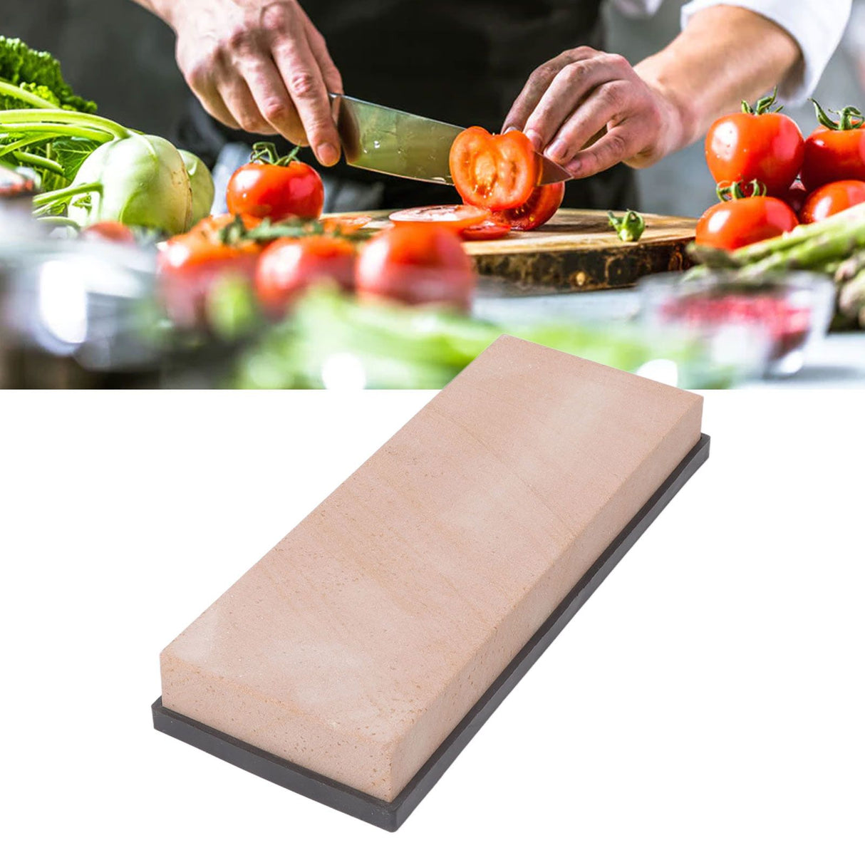Professional Whetstone Set High Hardness Lasting Sharpness Washable Knife Sharpening Stone Kit for Chef's Knives Scissor 1000 Mesh