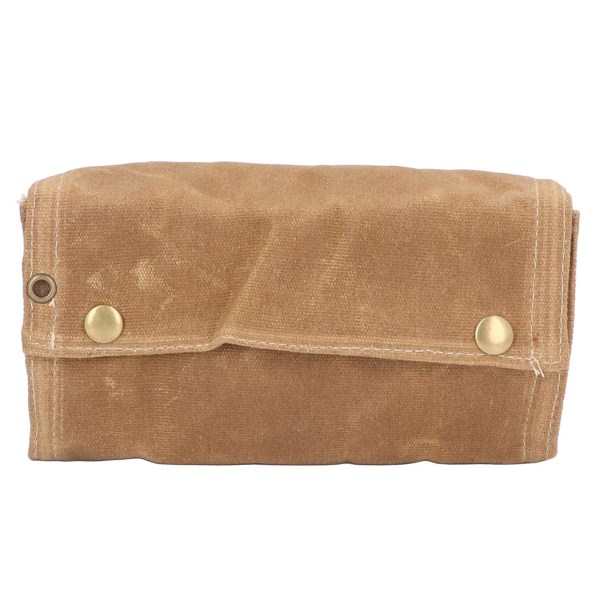 Spice Bottle Bag Foldable Portable Canvas Outdoor Seasoning Jar Holder for Camping Barbecue Picnic Khaki