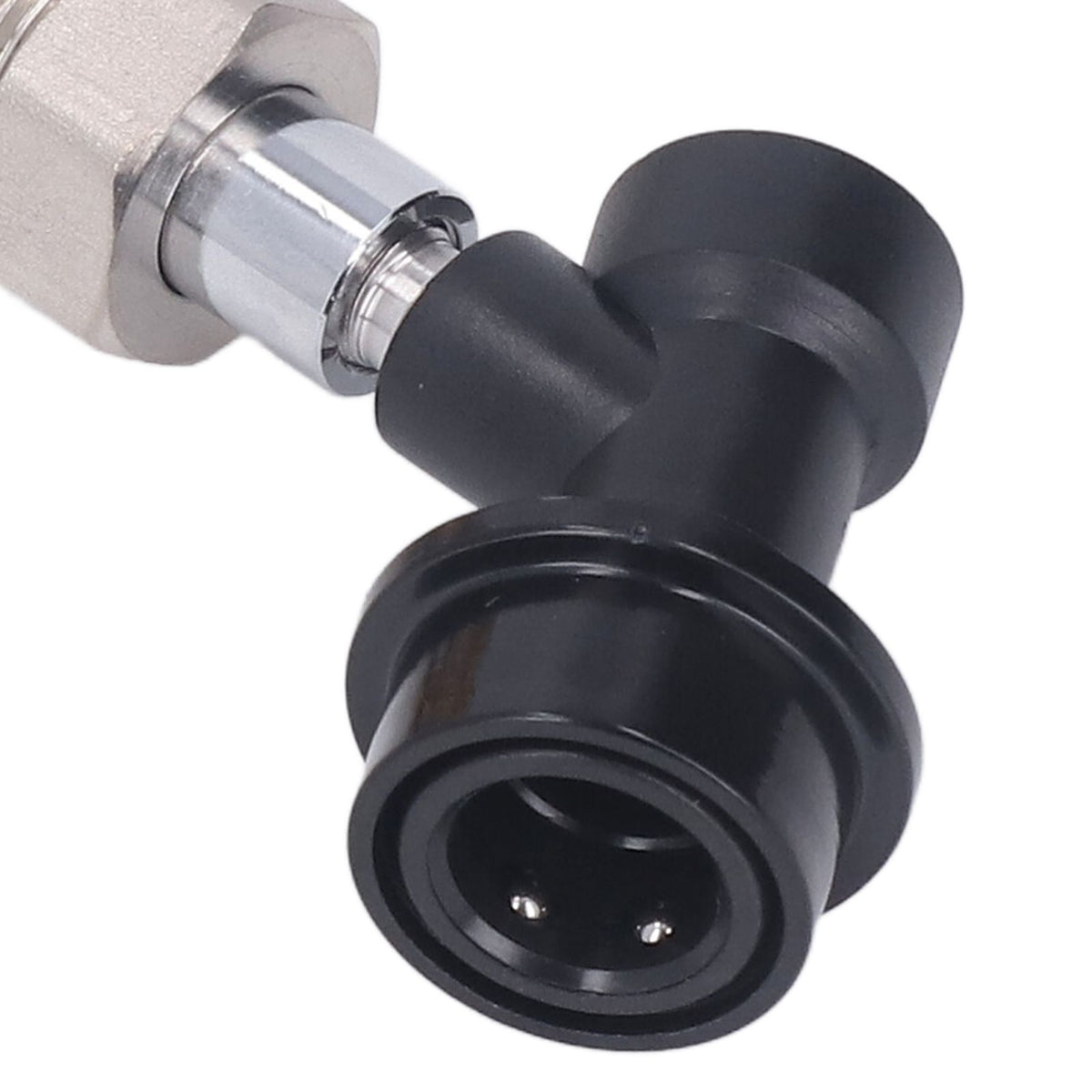 G5/8 Beer Faucet Brass Stainless Steel Beer Faucet Adjustable Beer Tap with Quick Connector