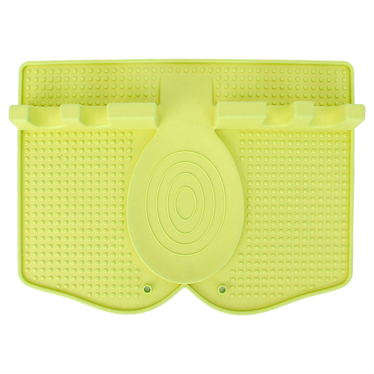 Silicone Utensil Rest Heat Resistant Non Slip Silicone Utensil Holder with Drip Pad for Kitchen Utensil Spoons Tongs Light Green