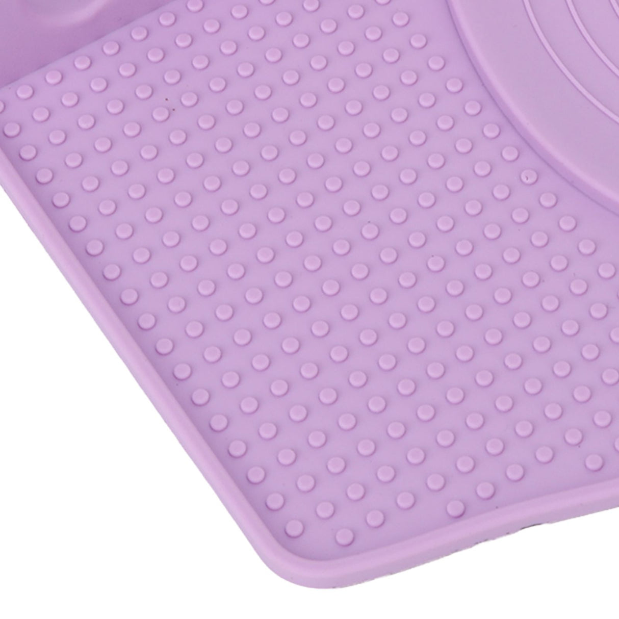 Silicone Utensil Rest Heat Resistant Non Slip Silicone Utensil Holder with Drip Pad for Kitchen Utensil Spoons Tongs Light Purple
