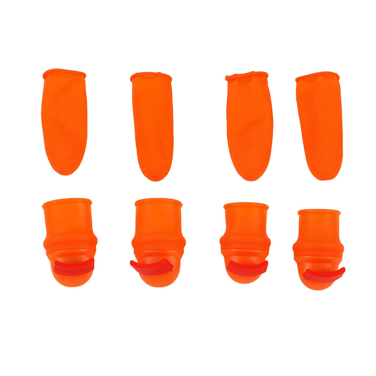 Silicone Thumb Knife Stainless Steel Thumb Knife Picker for Peel Pick Vegetables Pepper Beans Bent Knife