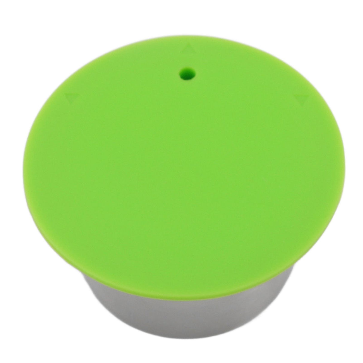 Refillable Coffee Capsule Stainless Steel High Temperature Resistant Reusable Coffe Pod for Home Green