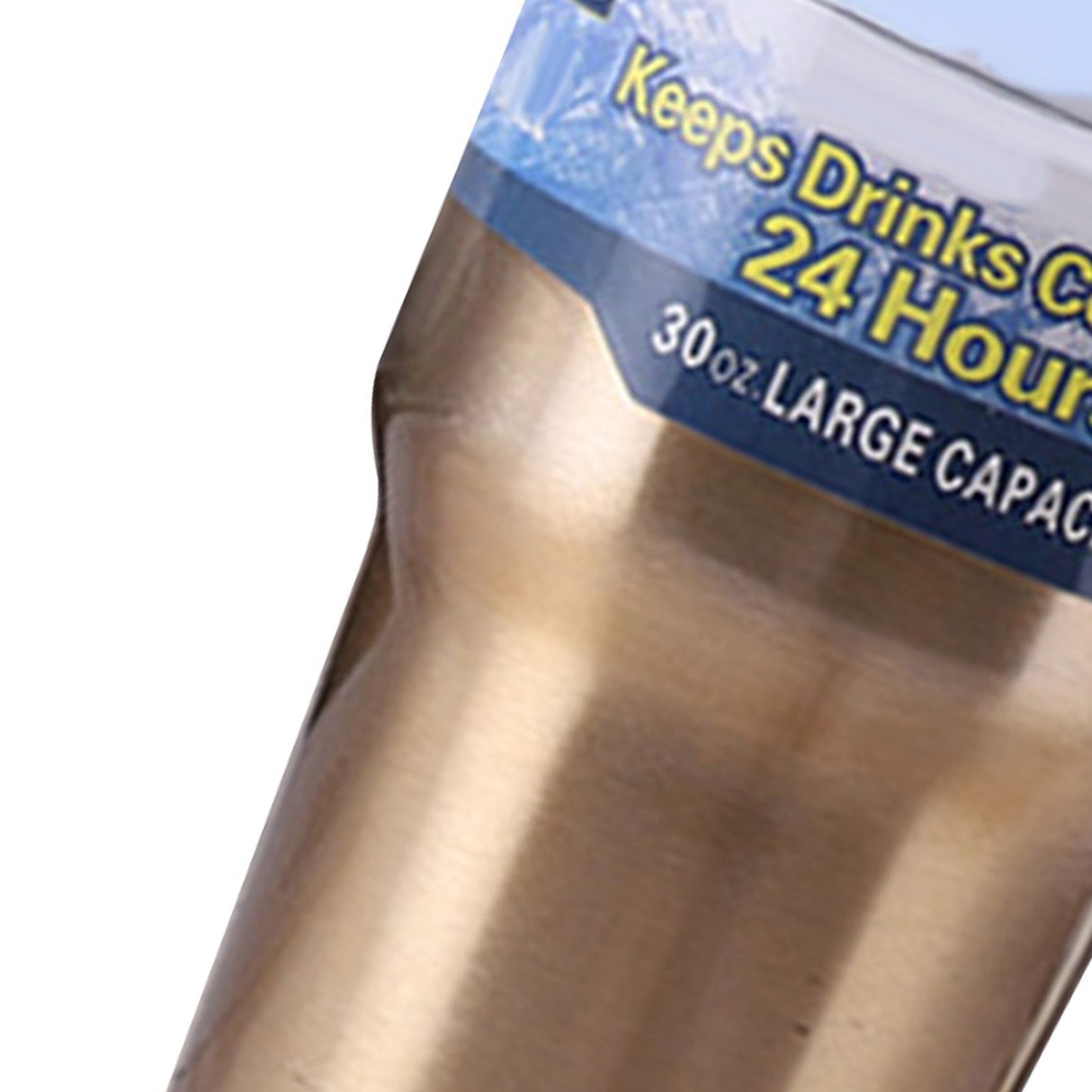 Insulated Tumbler 30oz Drink Cup Stainless Steel with Lid for Sports Camping Picnic Gold