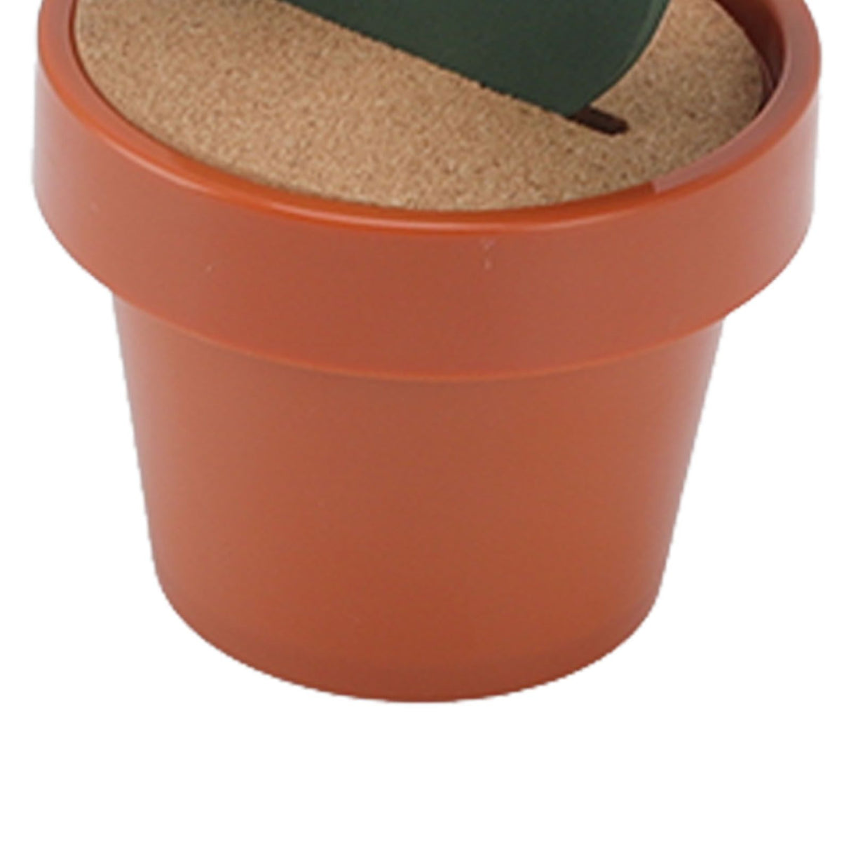7 Pcs Cactus Coaster Set Cute Funny Green Cactus Coaster Non Slip Heat Insulation Tea Coaster with Flowerpot Holder