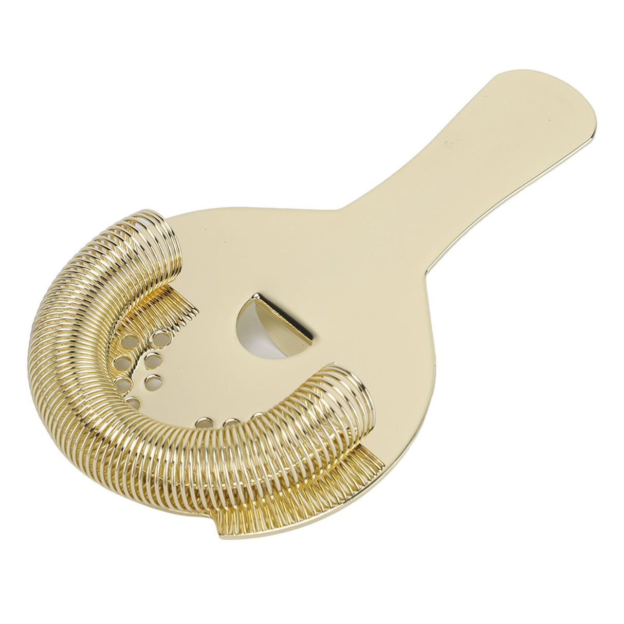 Cocktail Strainer Fine Filter Rust Proof Stainless Steel Portable Professional Bar Strainer for Home Party Bars Gold