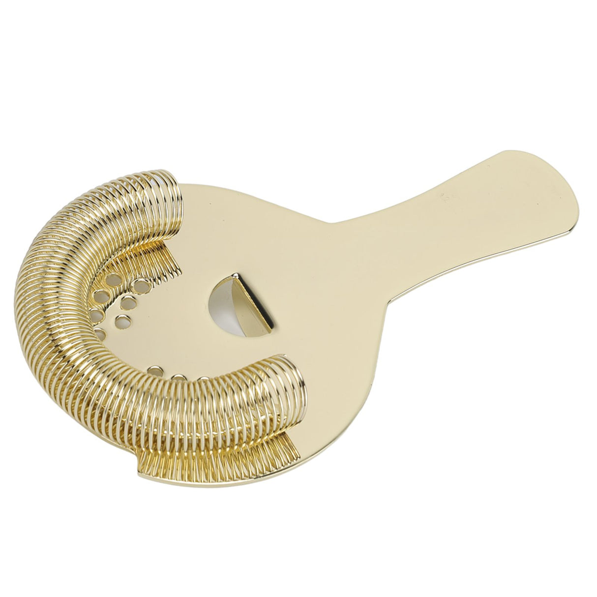 Cocktail Strainer Fine Filter Rust Proof Stainless Steel Portable Professional Bar Strainer for Home Party Bars Gold