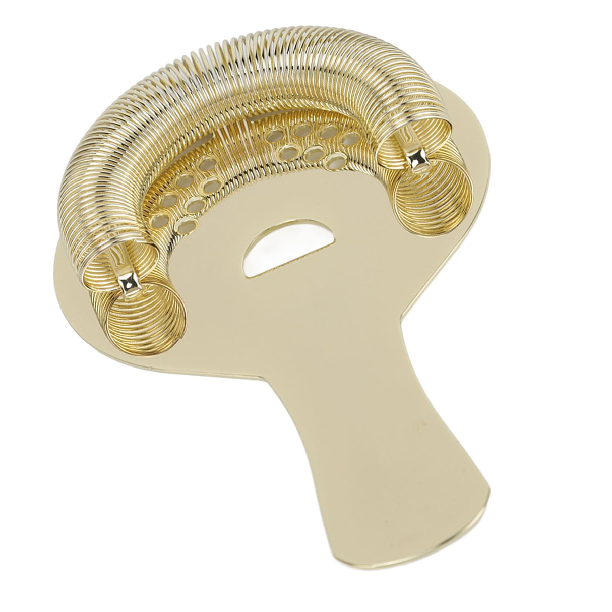 Cocktail Strainer Fine Filter Rust Proof Stainless Steel Portable Professional Bar Strainer for Home Party Bars Gold