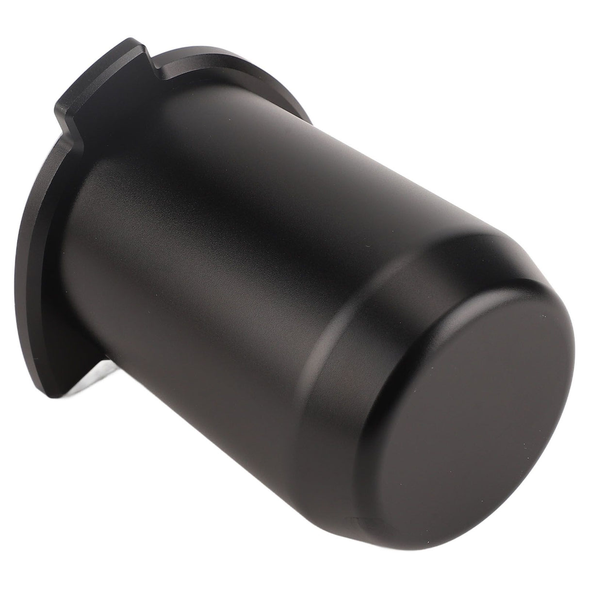 Coffee Powder Cup 54mm Aluminum Alloy Powder Feeder Cup Compact Lightweight Anti Flying Coffee Dosing Mug for Breville 8 Black