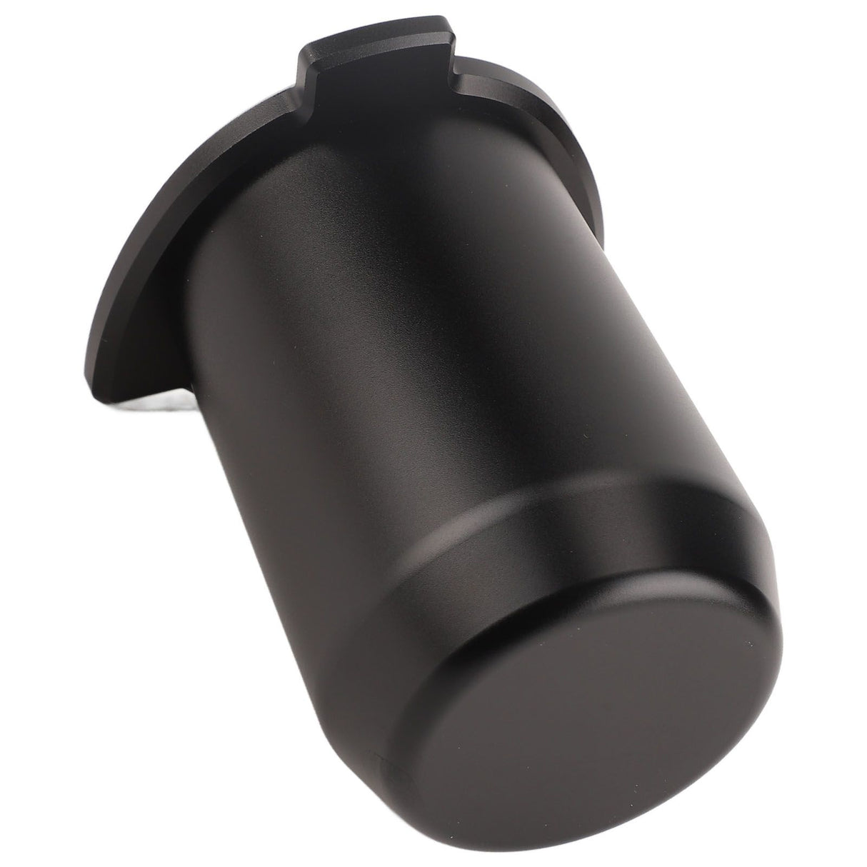 Coffee Powder Cup 54mm Aluminum Alloy Powder Feeder Cup Compact Lightweight Anti Flying Coffee Dosing Mug for Breville 8 Black
