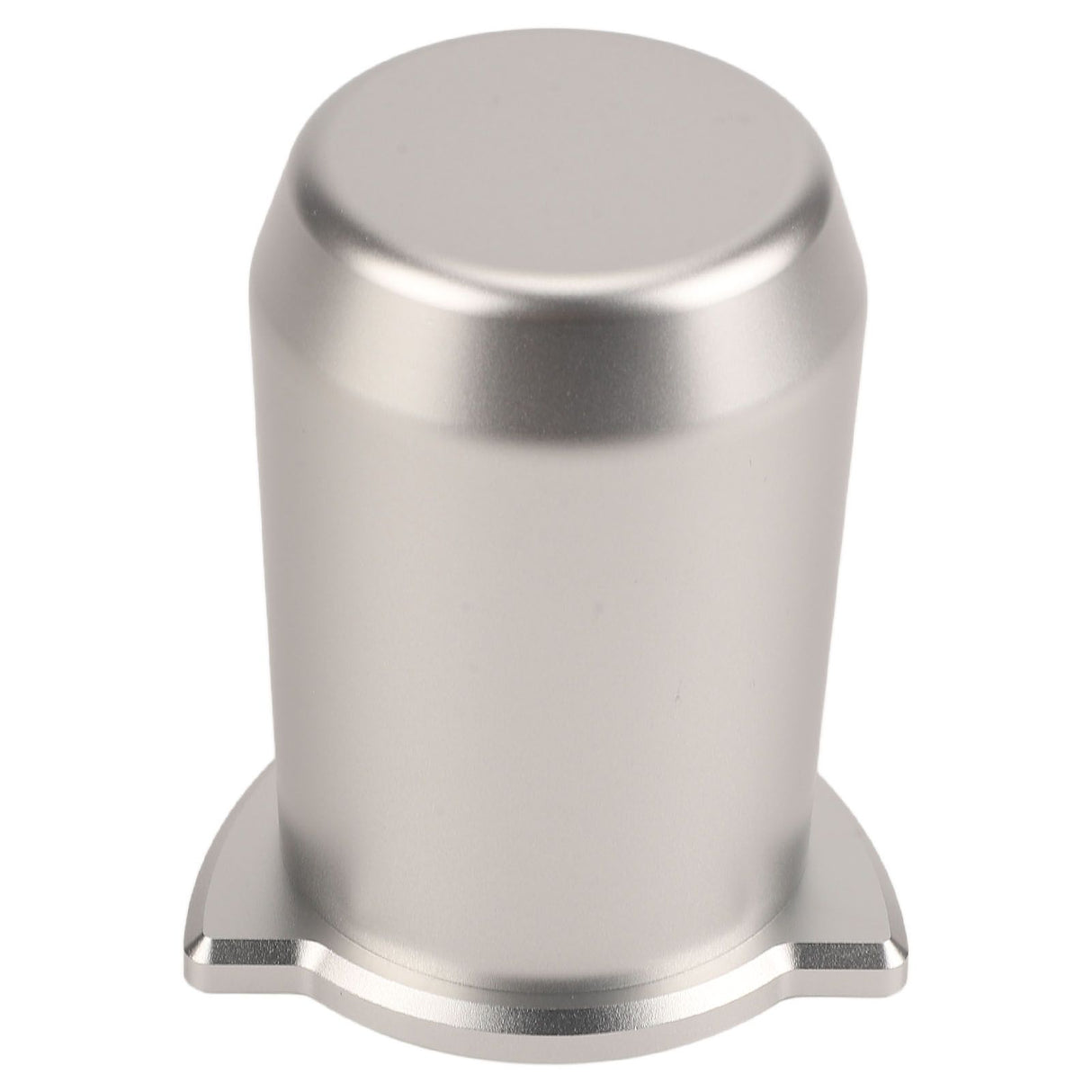 Coffee Powder Cup 54mm Aluminum Alloy Powder Feeder Cup Compact Lightweight Anti Flying Coffee Dosing Mug for Breville 8 Silver