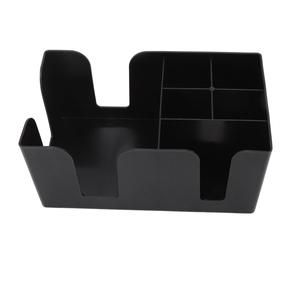 Coffee Station Organizer Multifunction Classification ABS Upright Coffee Condiment Organizer with 6 Compartments