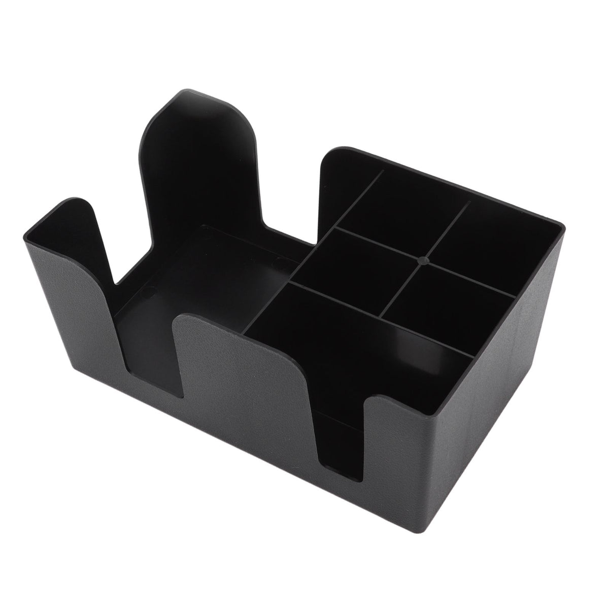 Coffee Station Organizer Multifunction Classification ABS Upright Coffee Condiment Organizer with 6 Compartments