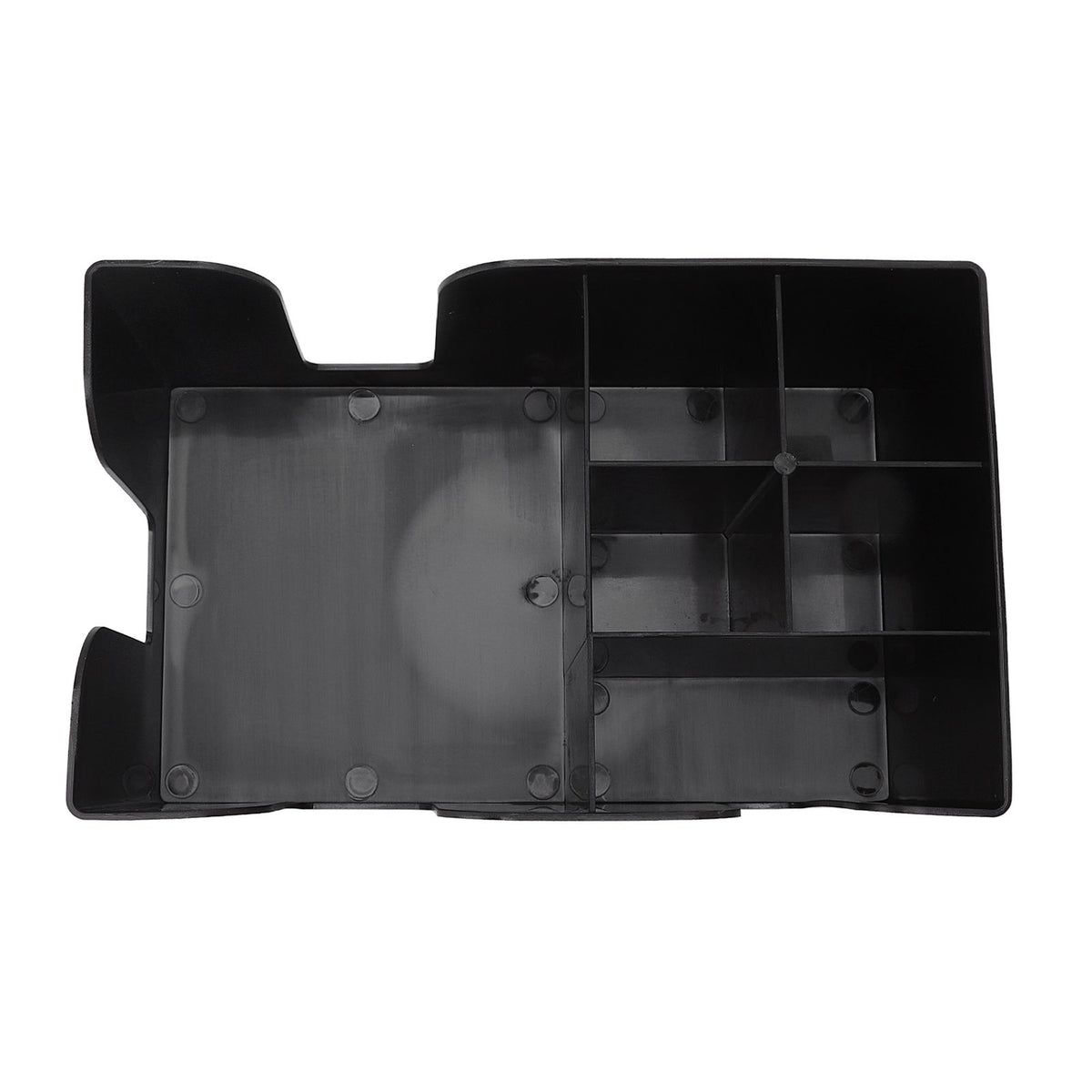 Coffee Station Organizer Multifunction Classification ABS Upright Coffee Condiment Organizer with 6 Compartments
