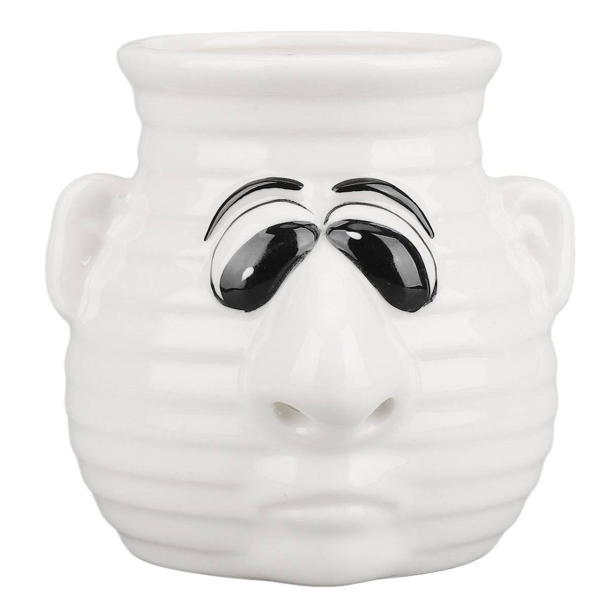 Egg Separator Funny Snot Nose Easy Operation Durable Ceramic Time Saving Egg White Separator for Egg Kitchen