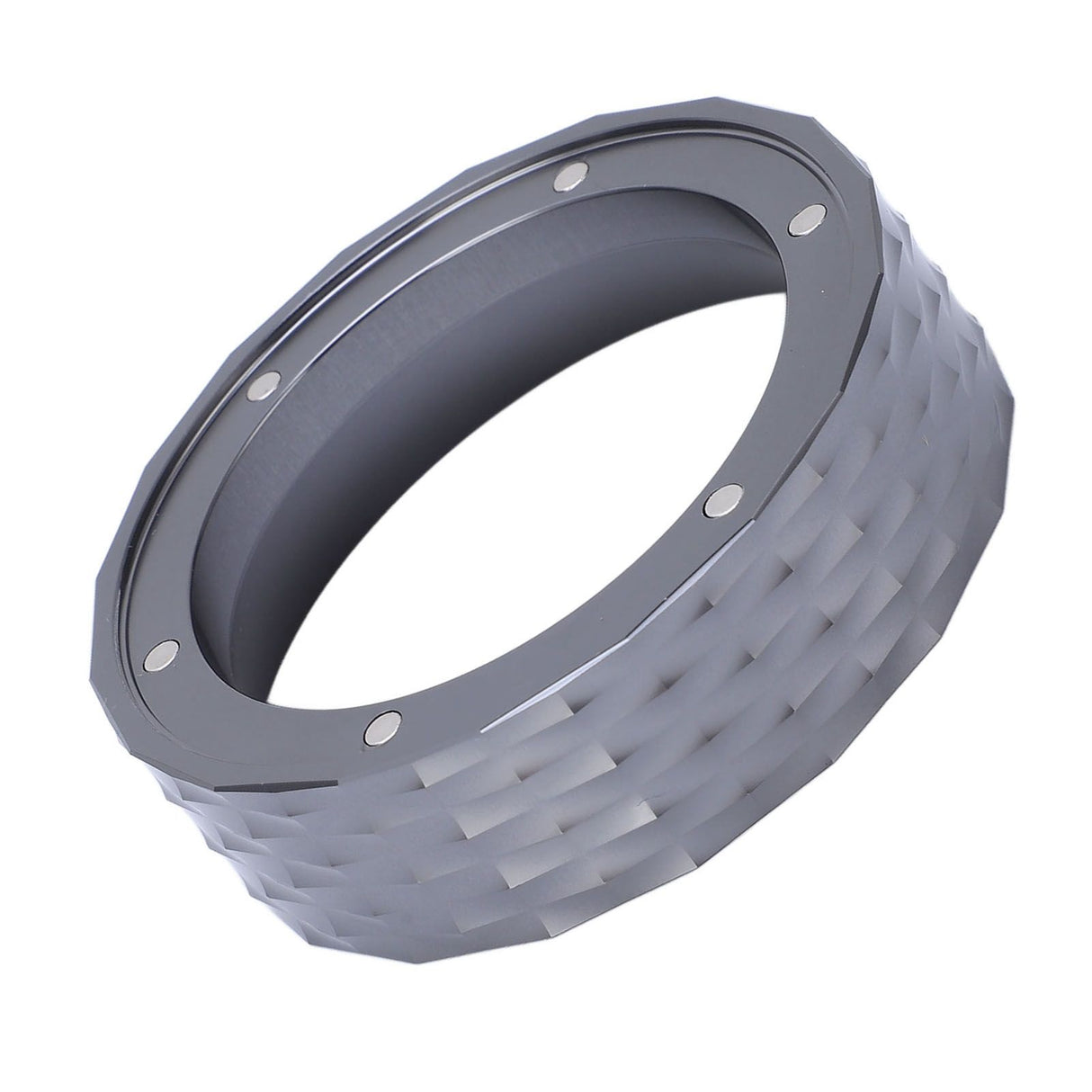 Dosing Funnel Aluminum Alloy Coffee Machine Portafilter Magnetic Coffee Dosing Ring for Home Office