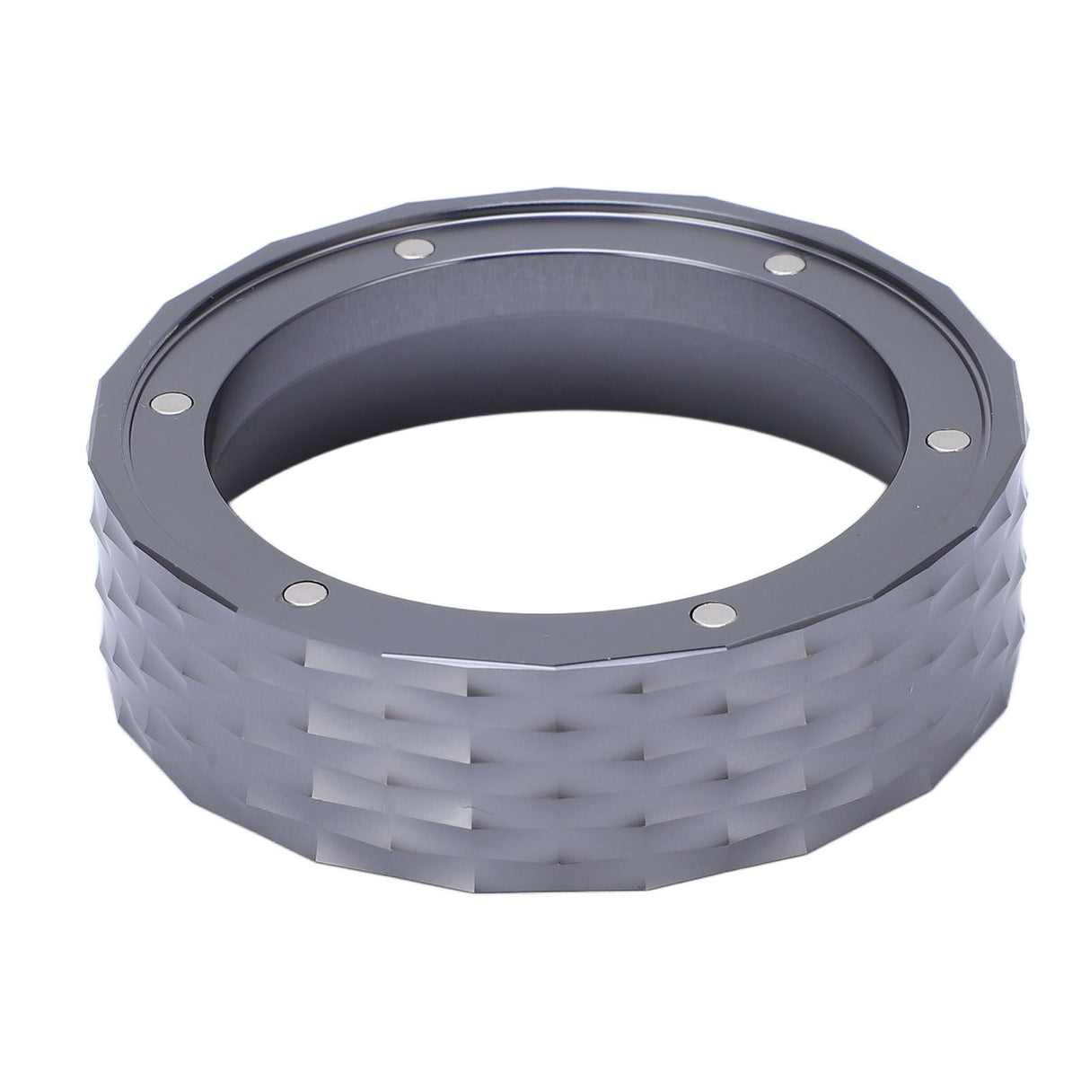 Dosing Funnel Aluminum Alloy Coffee Machine Portafilter Magnetic Coffee Dosing Ring for Home Office