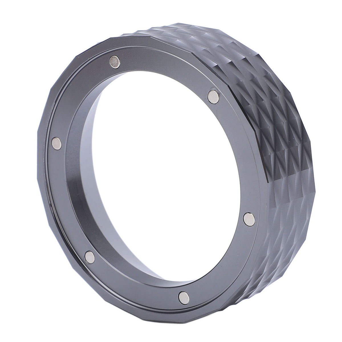 Dosing Funnel Aluminum Alloy Coffee Machine Portafilter Magnetic Coffee Dosing Ring for Home Office