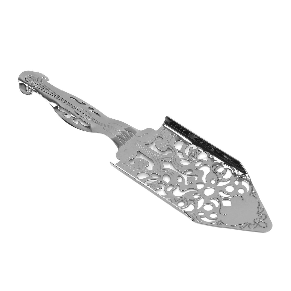 Absinthe Filter Spoon Stainless Steel Hollow Wormwood Cocktail Spoon Sugar Cube Filte Spoon for Bartending Silver